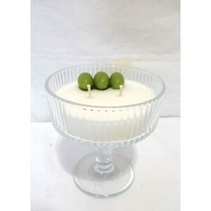 New Bullseye Mellow Martini Scented Candle 4.5" Tall 4" Wide